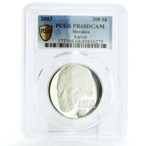 �X���o�L�A 200 �R���� 100 �N�G�R�m�~�X�g �C�����b�q �J���o�X PR68 PCGS ��� 2003