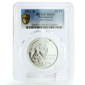 �X�C�X 20�t���� ��� �}�b�N�X�E�t���b�V�� ���w MS69 PCGS ��� 2011