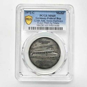 1972�N �h�C�c�A�M���a������125���N �X�C�X���S Roter Pfeil Ag Matte PCGS MS65