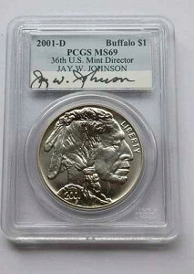 2001-D PCGS MS69 �o�b�t�@���[ ���M�T�C������ �W�F�C�EW�E�W�����\�� �L�O���