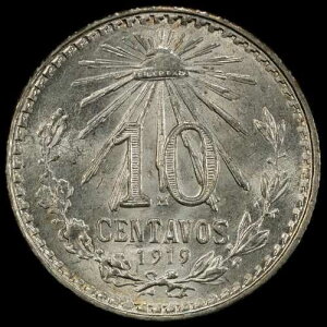 1919-M ���L�V�R 10 �Z���^�[�{ PCGS MS65 POP 17+13! (59885)