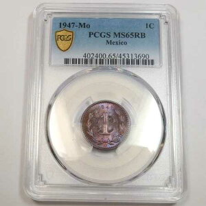 1947�N Mo PCGS MS65 RB - ���L�V�R - �g�[�����H 1�Z���^�{ 1�Z���g�R�C�� #43520A