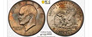 1978�N P�E�A�C�N�E�A�C�[���n���[ 1�h�� PCGS MS64 �g�D���[�r���[ �������d�グ �g�[���h�g�i�[