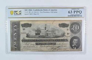 1864�N 20�h�� ��R T-67 PF-12 CR-512 �`���C�X �A���N 63 PPQ PCGS *5872
