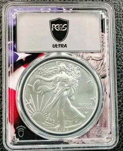2025�N �V���o�[�C�[�O���h�� �E���g�� PCGS MS70 �A�����J�����R�A 1�h��