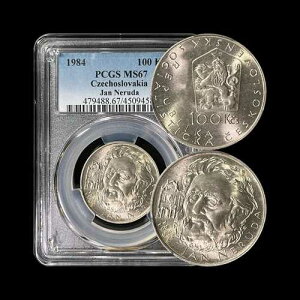 �`�F�R�X���o�L�A�B1984�N�A100�R���i�A��� - PCGS MS67 - �g�b�v�|�b�v ?? �����E�l���[�_