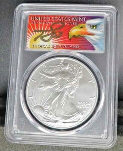2023�N �V���o�[�C�[�O�� PCGS MS70 �t�@�[�X�g�X�g���C�N 500����1�� �C�[�O���T�����x�� ���ɒႢ���ʗ�