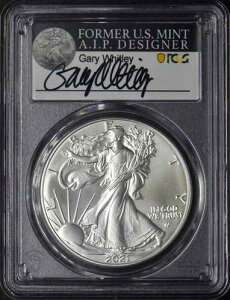 2021 T2 �A�����J�� �V���o�[ �C�[�O�� PCGS MS70 FDOI �Q�C���[�E�z�C�b�g���[ �T�C������ ?COINGIANTS?