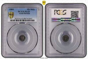 22DC31 �C�M���X ���B�N�g���A 1901�N ��� PCGS PL63