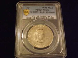 1927�N ���b�L�[�E�����h�o�[�O ���_�� PCGS MS 64