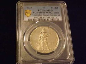 1925�N ���L�V���g���E�Z�X�N�C�E�Z���e�j�A���E���_�� PCGS MS 64