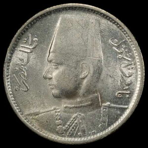 AH1361 1942�N �G�W�v�g 2�s�A�X�g�� PCGS AU58 KM-365 POP 1+23! �t�@���[�N���� (59352)