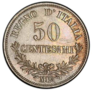 �C�^���A���� ���B�b�g�[���I�E�G�}�k�G�[��2�� 1867-M-BN 50�Z���g�G�V�~��� PCGS MS63