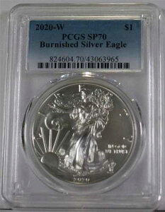 2020-W 1�h�� 1�I���X �o�[�j�b�V���h �A�����J���V���o�[�C�[�O�� PCGS SP70 824604.70/43063965
