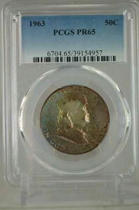 PR65 1963 PCGS�O���[�h �t�����N���� �n�[�t�_���[ �v���[�t �����X�^�[�g�[�� �����ʃR�C��