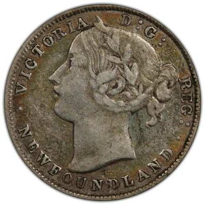 �j���[�t�@���h�����h�A�J�i�_�A1872�N H �r�N�g���A 20�Z���g�BPCGS VF 35�B���s����90,000��