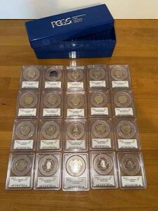1999�N����2002�N�܂ł̃N���b�h�B�N�H�[�^�[�Z�b�g PCGS PR69DCAM 20��