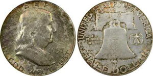 1957�N-D �t�����N���� �n�[�t�_���[ 50�Z���g - PCGS MS65 FBL - ���i�ʁA�������F��