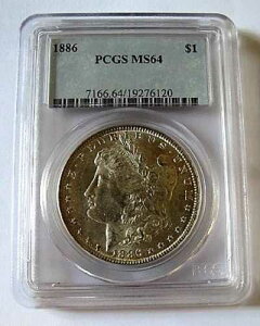 1886 P VAM 6B LDS PCGS MS64 High 6�A�����̏Փ˕\��n