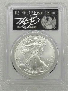 2021 �V���o�[�C�[�O�� PCGS MS70 �N���[�u�����h �T�C������ �t���[�_�� ���s���� �^�C�v2