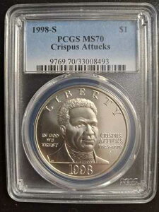 1998-S �N���X�p�X�E�A�^�b�N�X�L�O��� PCGS MS70 �u���[���x��
