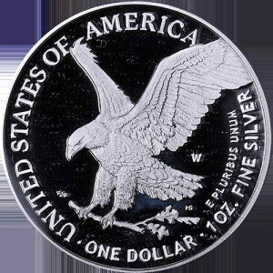 2021-W �V���o�[ �A�����J���C�[�O�� $1 �^�C�v2 PCGS PR70 DCAM �}�O�i���E�I�v�X���x��