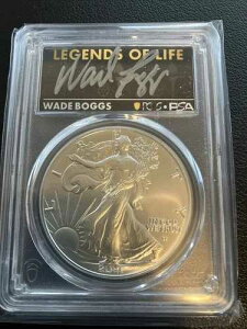 2021�N 1�h�� �A�����J�� �V���o�[ �C�[�O�� 1�I���X PCGS MS70 T2 ���W�F���h �I�u ���C�t �E�F�C�h�E�{�b�O�X �T�C������