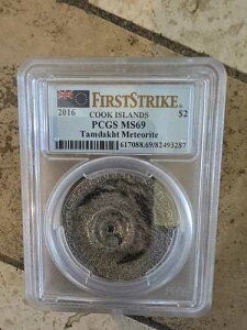 2016�N �N�b�N���� $2 �^���_�N�g覐� �t�@�[�X�g�X�g���C�N PCGS MS69 COA�t��