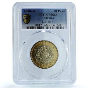 ���L�V�R 10�y�\ �A�X�e�J Rev. KM-616 Schon-180a MS 66 PCGS �o�C���^���R�C�� 1998�N
