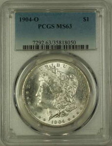 1904-O �����K�� �V���o�[ �_���[ 1�h�� �R�C�� PCGS MS-63 (17E)
