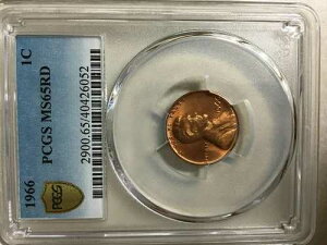 1966�N�����J�[���L�O�Z���g - PCGS MS65RD - ���b�h