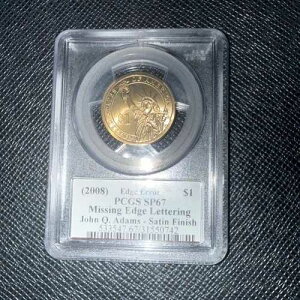 2008�N �W�����EQ�E�A�_���X�哝�̃h�� �G���[�������� SF SP67 PCGS Moy