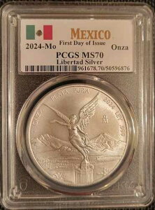 :2024�N Mo S1-ONCE ���L�V�R ���x���^�b�h �E�B���O�h ���B�N�g���[ PCGS MS-70 FDOI ���A R2 �g�b�v�|�b�v