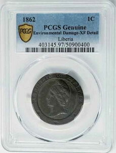 1862�N ���x���A 1�Z���g XF �ڍ� PCGS ���K�i �Z�L���A 945420-30