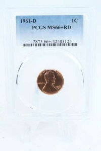 1961-D PCGS MS66+RD �����J�[���L�O�Z���g �r�W�l�X�X�g���C�N 1C