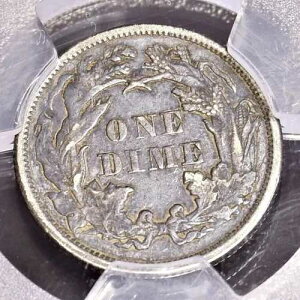 1873�N PCGS XF Open 3 ���s����6���� �O���[�h117�_�I$450 PCGS PG ���ȃ_�C��