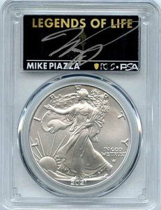 2021 ASE $1 T2 �t�@�[�X�g�v���_�N�V���� PCGS MS70 ���W�F���h�E�I�u�E���C�t �}�C�N�E�s�A�b�c�@ 1�I���X .999