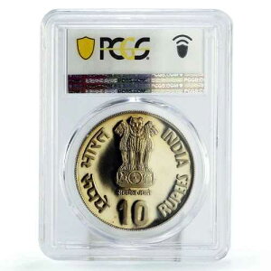 �C���h 10���s�[ ���Ɠ����n�} �� PR67 PCGS CuNi �R�C�� 1982