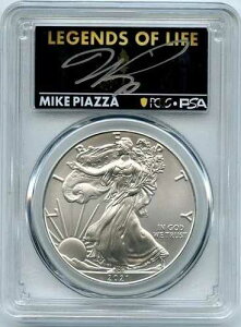 2021 ASE $1 �^�C�v1 PCGS PSA MS70 ���W�F���h�E�I�u�E���C�t �}�C�N�E�s�A�b�c�@ �h�W���[�X MLB HOF