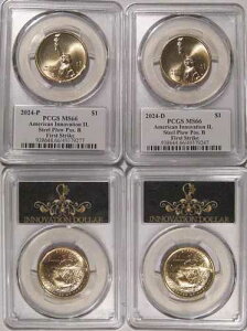 2024�N P&D �C���m�C �C�m�x�[�V���� �X�`�[�� �v���E 1�h�� PCGS MS66 �|�W�V����B �t�@�[�X�g�X�g���C�N