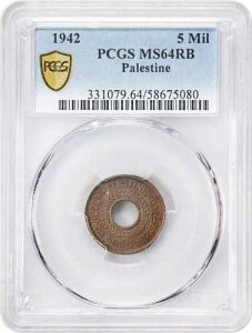 �p���X�`�i�A5�~���A1942�N�iPAL-2�jPCGS MS 64 RB�A��