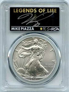 2021 ASE $1 �^�C�v1 PCGS PSA MS70 ���W�F���h�E�I�u�E���C�t �}�C�N�E�s�A�b�c�@ LA�h�W���[�X