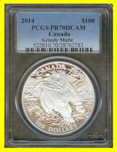 2014�N �J�i�_ S $100 ����O���Y���[ PCGS PR 70 DCAM POP 44