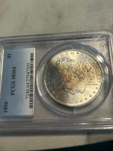 1896 PCGS Ms 64 ���[�K�� �f���炵���J���[�g�[���̕\�� ���̏o�i���`�F�b�N���Ă�������??