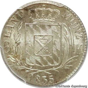 E0413 �� �h�C�c �o�C�G���� 6 �N���C�c�@�[ ���[�g���B�q I 1835 PCGS MS65-