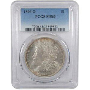 1890 O �����K���E�_���[ MS 63 PCGS �V���o�[ ������ 1�h���R�C�� SKU:I18208