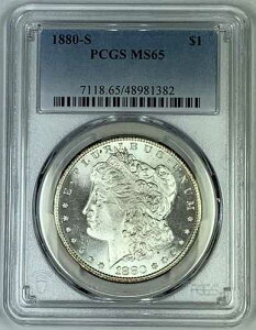 1880-S ���[�K����� 1�h���d�� PCGS MS 65 (7)