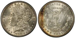 1900-O �����K���E�_���[ 1�h�� PCGS MS64 VAM 15 �_�u���X�^�[ �g�b�v100 �g�D���[�r���[ (D245)