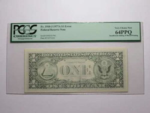 1�h�� 1977�N �C���N�s�� ����G���[ �A�M������s�� �ʉ� PCGS