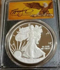 2019 W PR �V���o�[�C�[�O�� PCGS PR70 DCAM �N���[�u�����h �������s �R�C��2���Z�b�g
